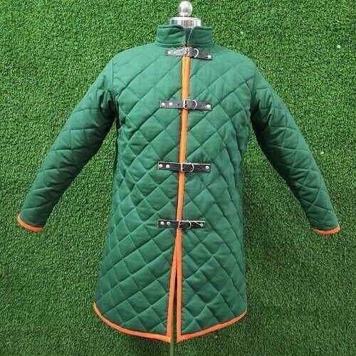 Medieval Gambeson , X-XIII Centuries Basic Closed-front Brown, Gambeson , Best G