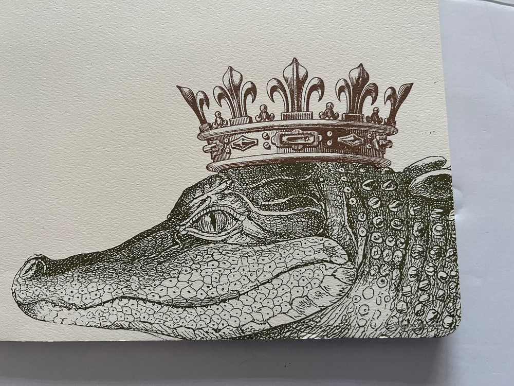 ALEXA PULITZER King Gator 50 Sheet Mousepad Notepad