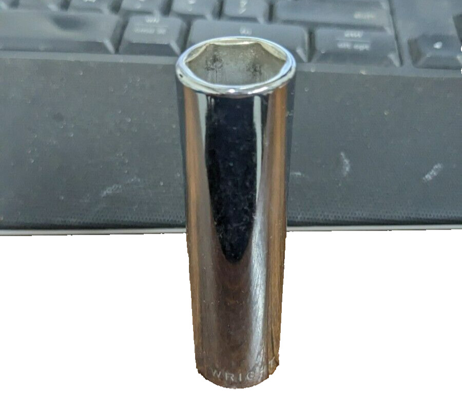 5 pack Wright #4518 Deep 5/8 Inch Chrome Finish Socket