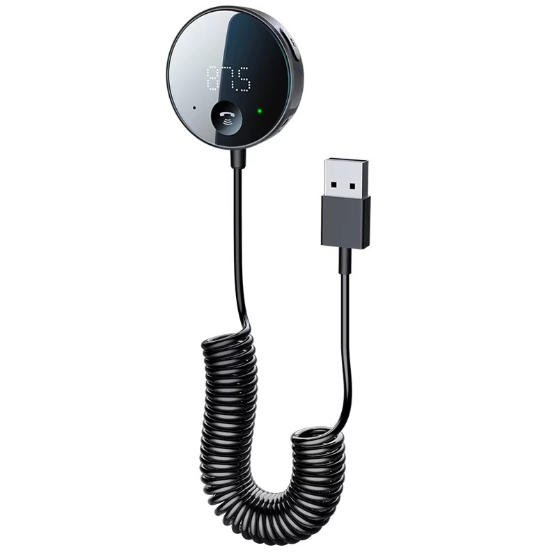 Bluetooth FM Transmitter for Car, AUX Adapter, Bluetooth Receiver for Car Mus...