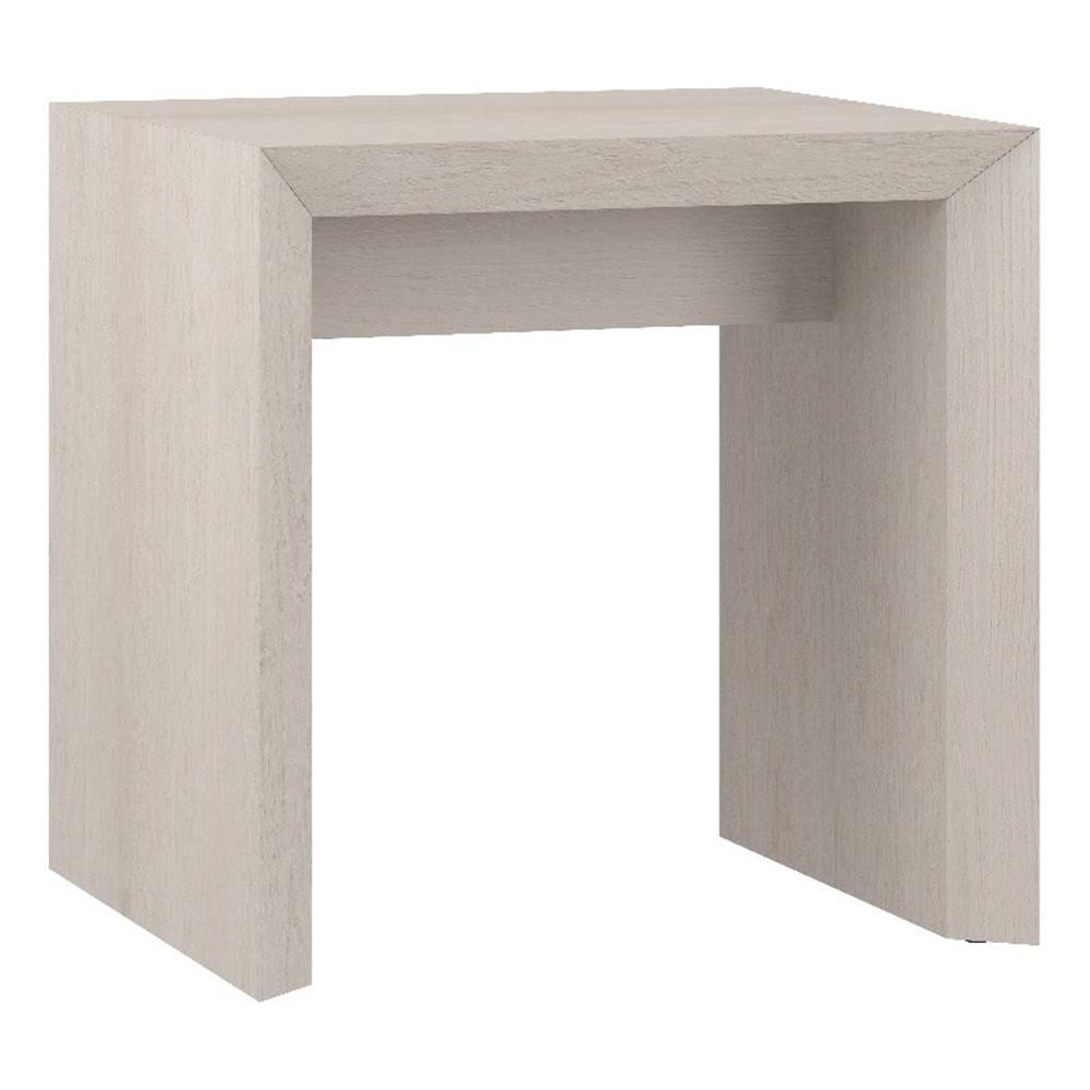 Henn&Hart 22" Alder White MDF Side Table