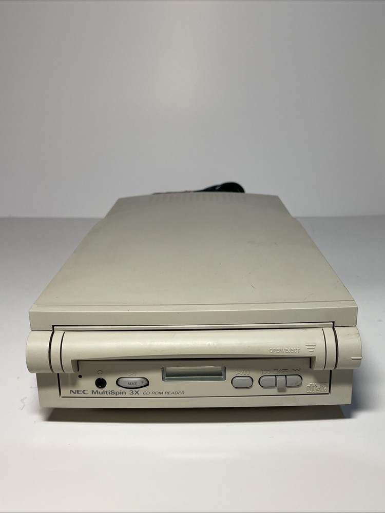 NEC CDR-600 MultiSpin 3x CD-ROM Tested And working No Caddy Read Description