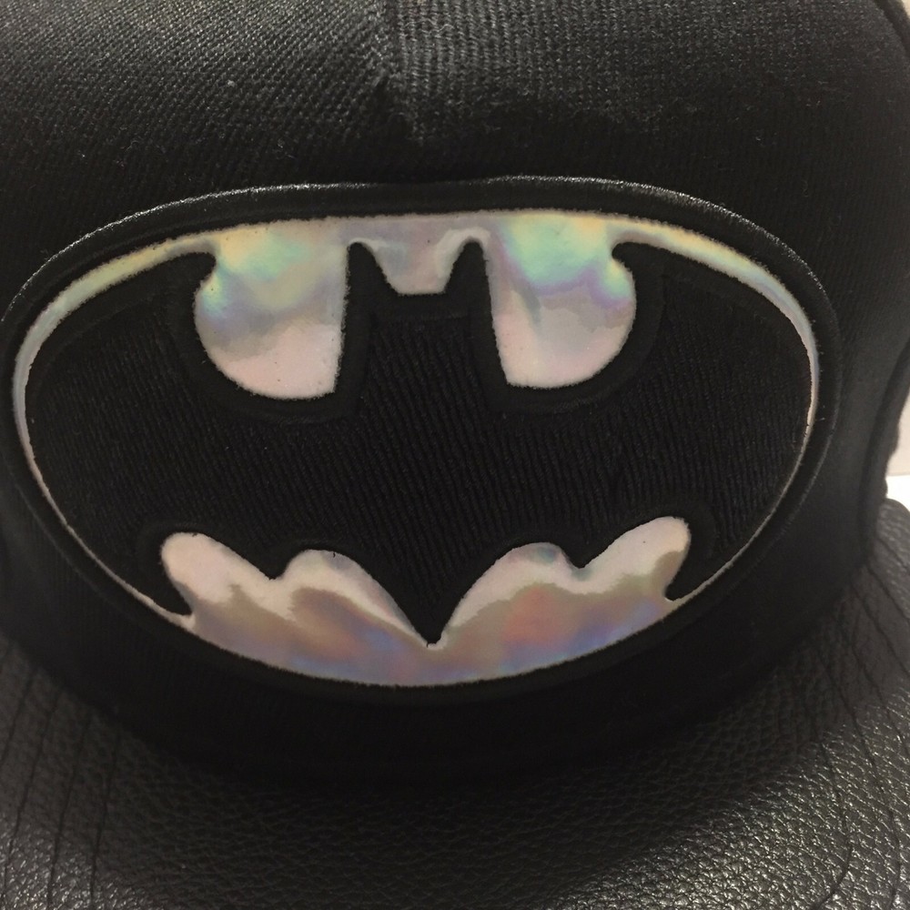 New DC Comics Batman Logo Black Adjustable Cap