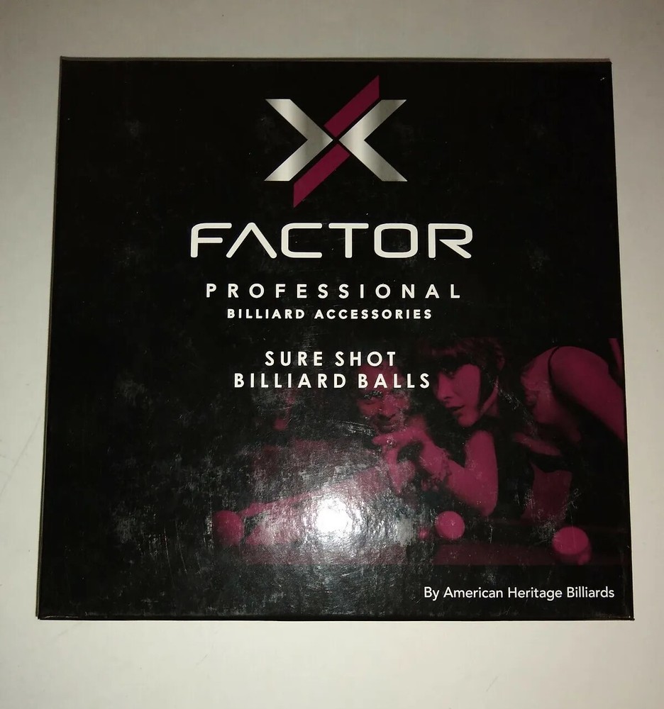 X-Factor Professional Sure Shot Billiard Balls