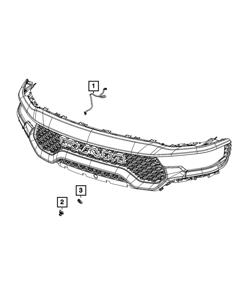 Genuine Mopar Camera Bracket 68341480AB