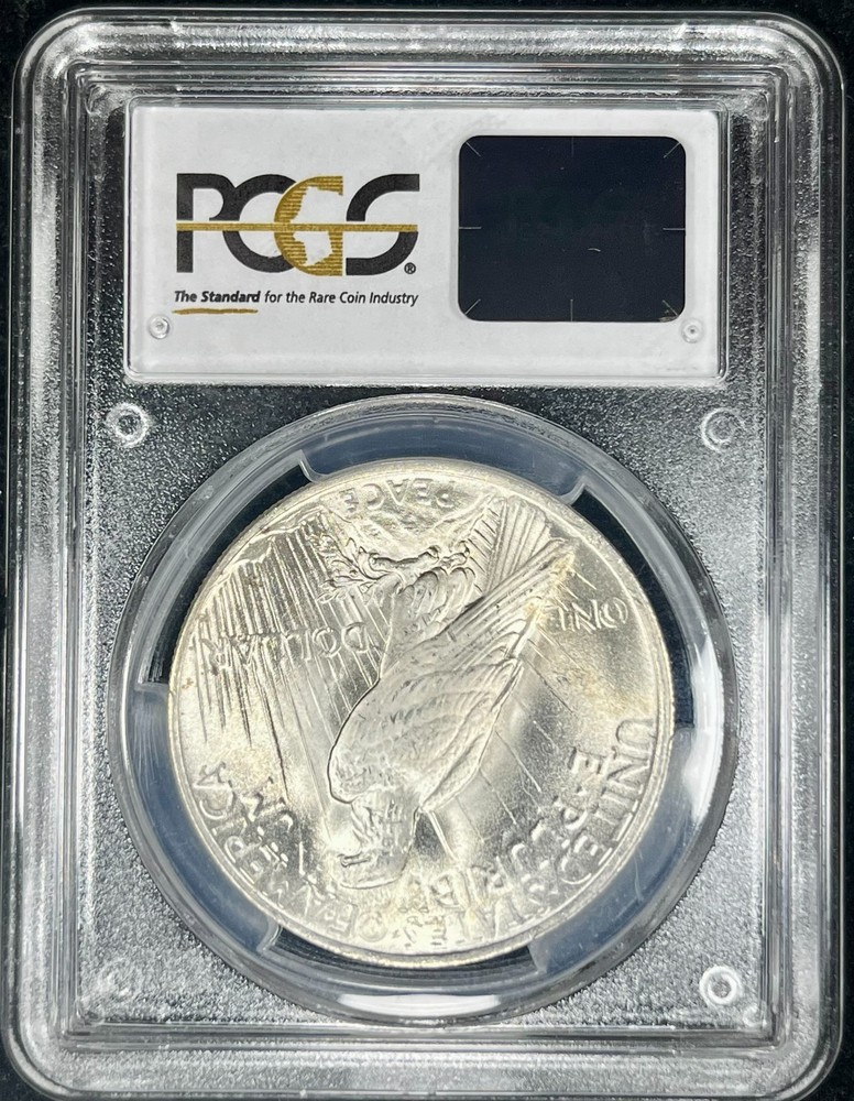 1923 PCGS MS66 CAC Silver Peace $1