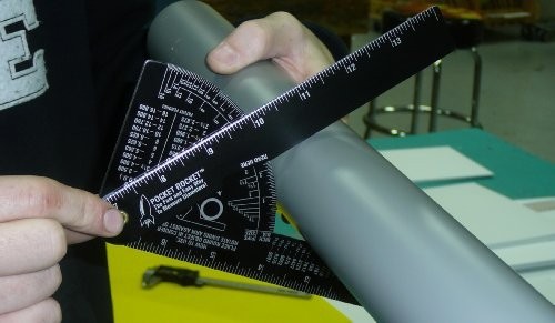 Pipe Caliper / Diameter and Ruler - Fractional – Black Anodized