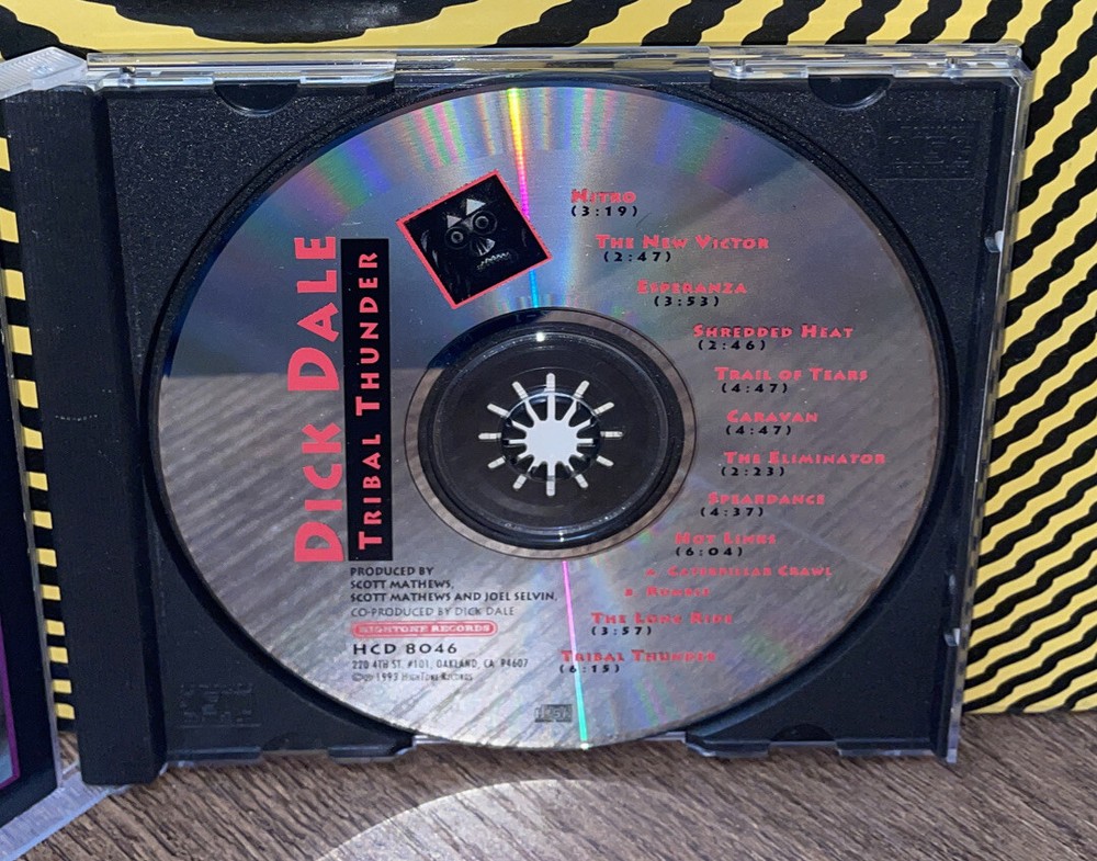 Dick Dale Tribal Thunder Signed CD Autograph 1993