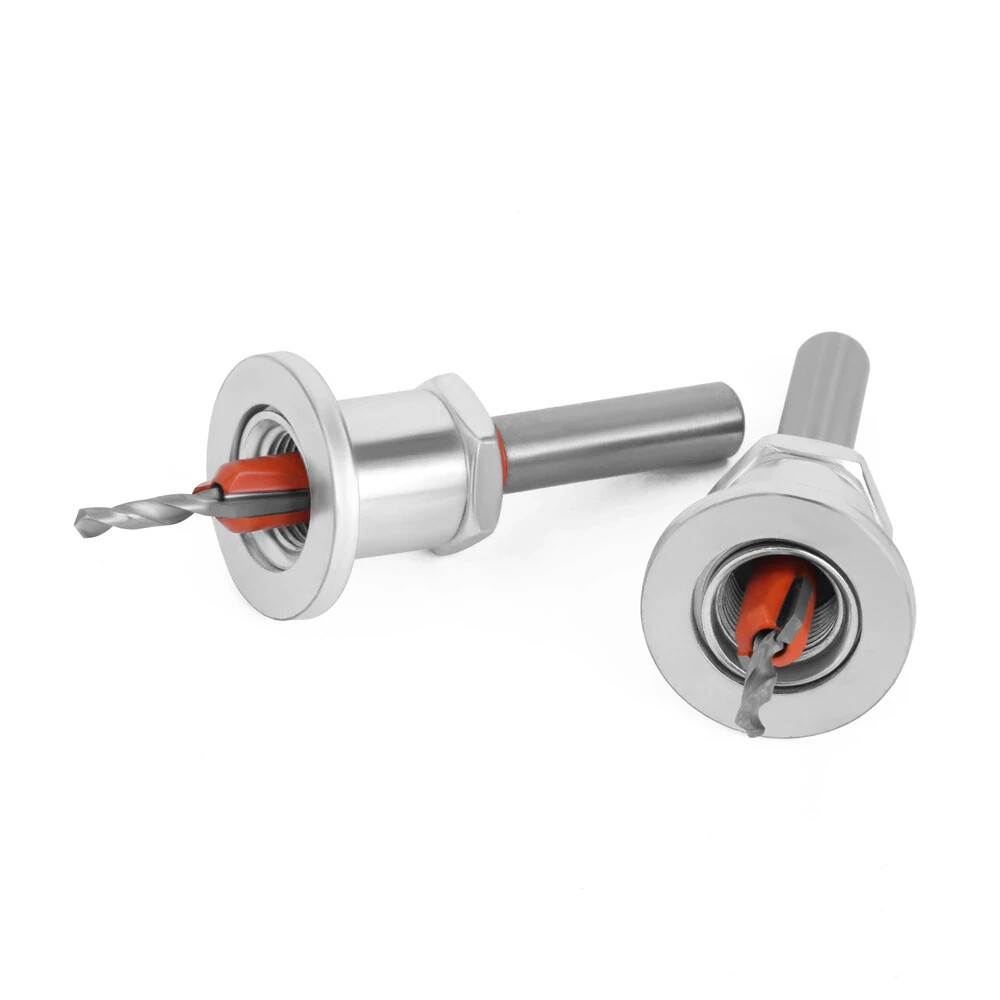 5 PIECE 8mm Adjustable Counterbore Countersink Drills Bits- DEPTH STOP Drill Bit