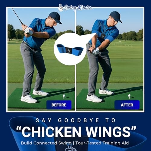 Swing Minder Connect Correct Golf Arm Band Training Aid for Swing Correcting -