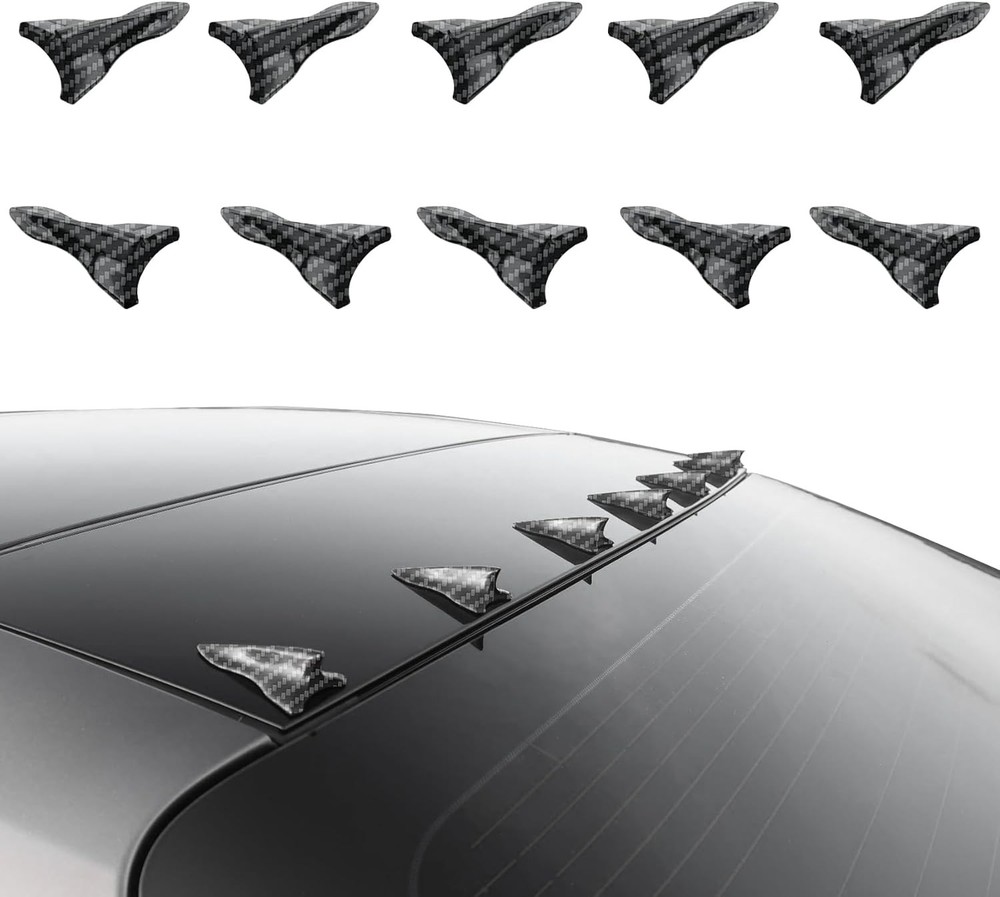 10PCS Universal Car Diffuser Set, Glossy Black