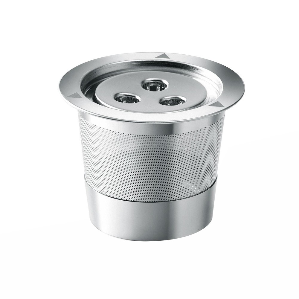 Silver Stainless Steel Capsule Filter Shell Accessory For Ninja Coffee Machine
