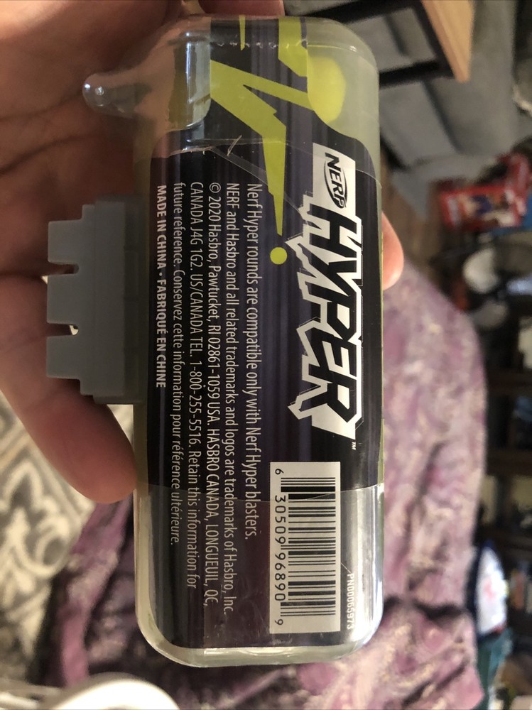 Nerf Hyper 50 Round Reload Canister Hasbro 2020 NEW Sealed Nerf Hyper blasters