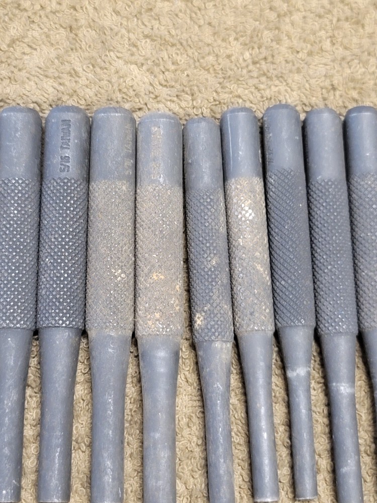 87 Titan Long Short Drift Hole Center Punch Set