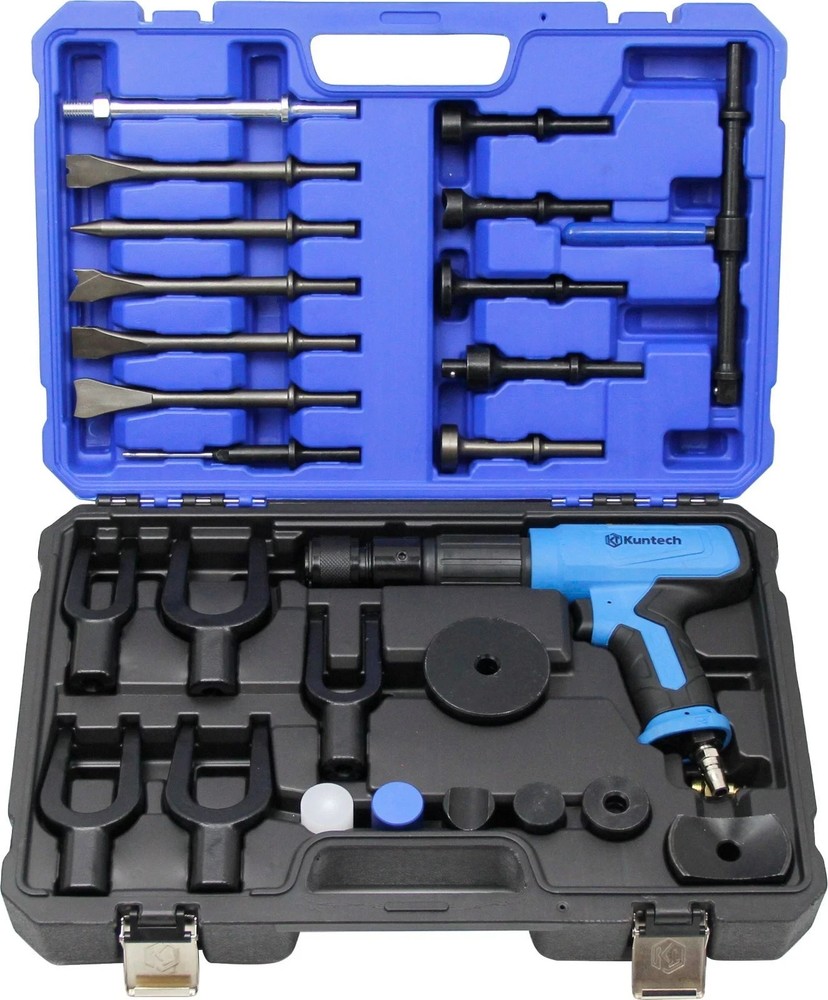 27PCSProfessional Air Hammer W/ Tool Plus Kit SetMulti-functionalPneumaticHammer