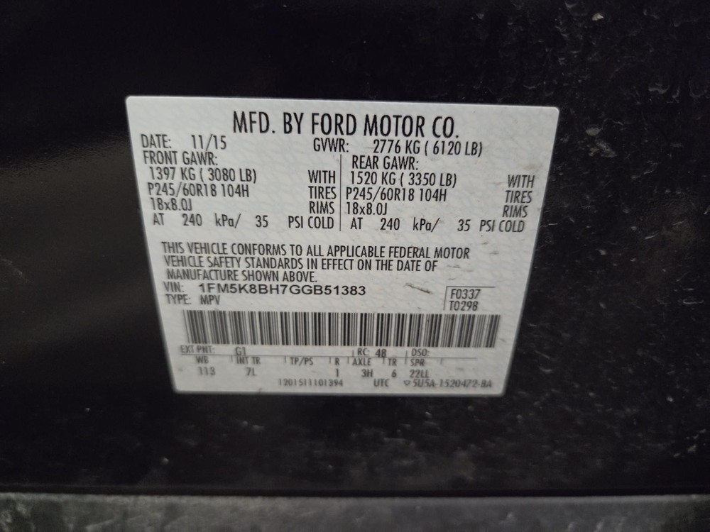 Used Infotainment Display fits: 2016 Ford Explorer Front display 4.2`` screen ID