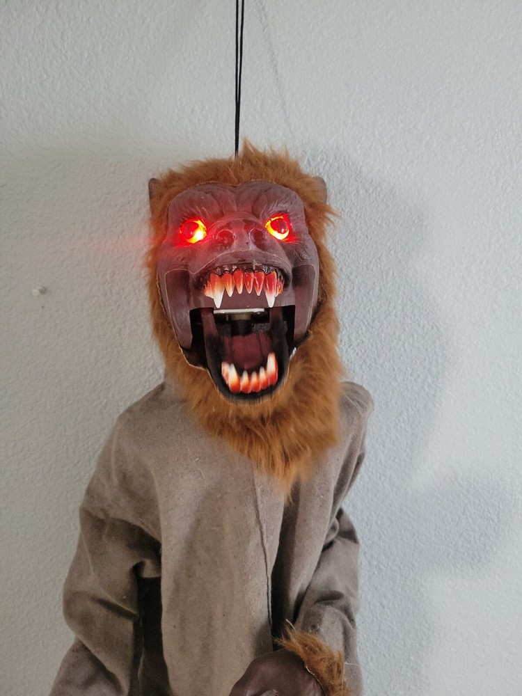 Pan Asian Creations Halloween 4' hanging werewolf