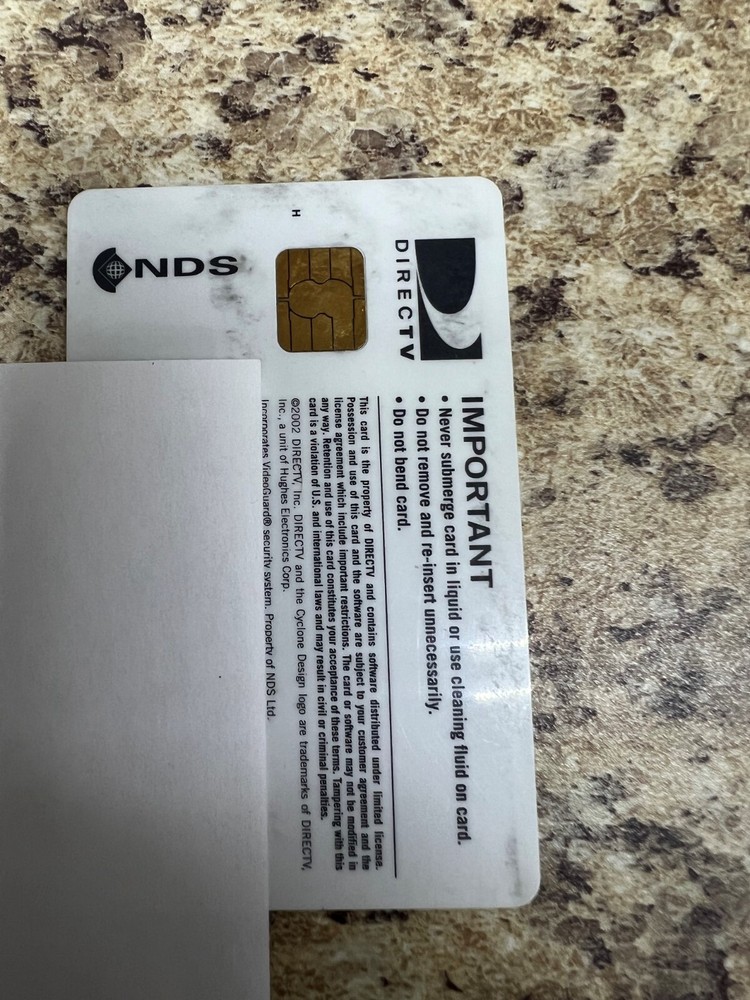 (1) One Direct TV Satellite 2002 Cable Access Card 4 Untested