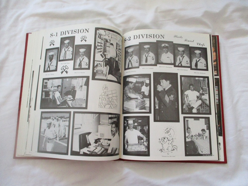 US Navy USS Duluth LPD-6 1987 WESTPAC Deployment Cruise Book