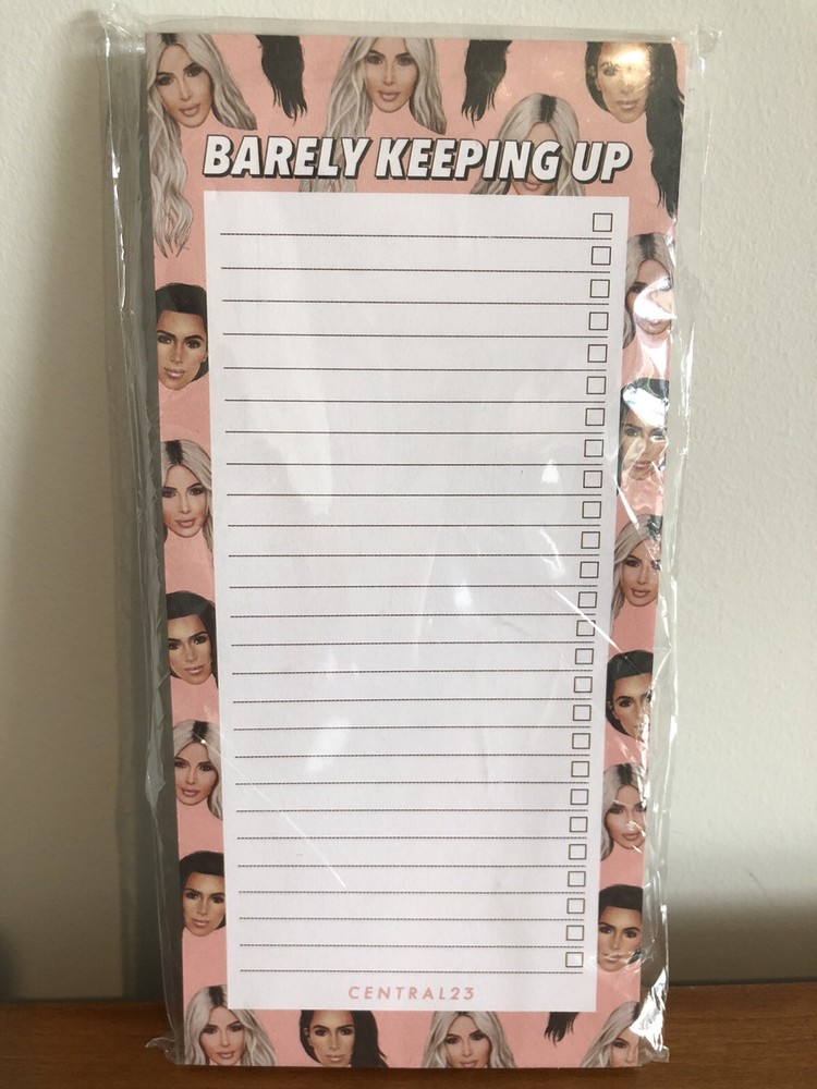 New Central 23 Kardashians Barely Keeping Up Notebook & Notepad Set Lined Pages