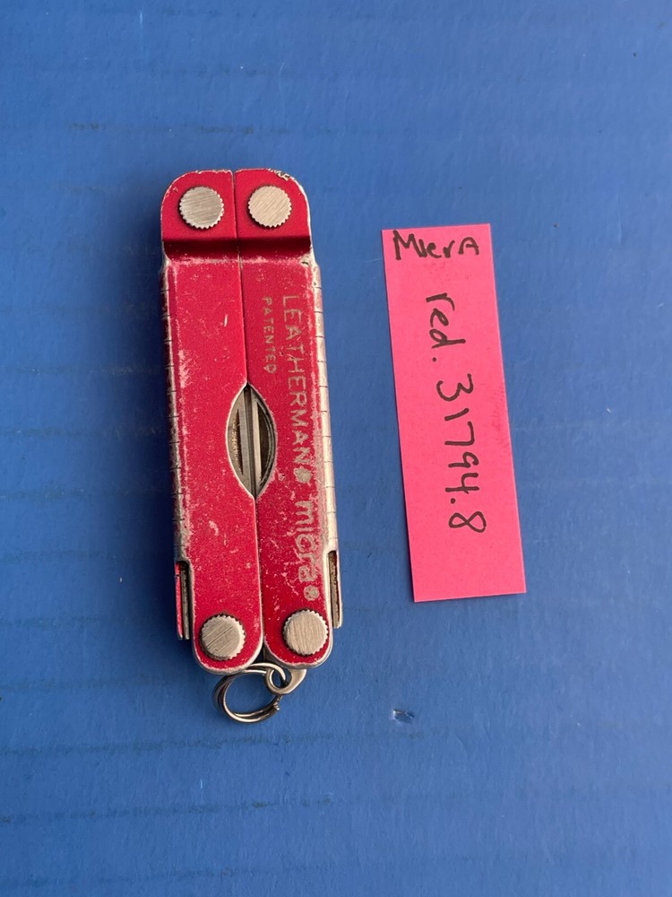 Leatherman Micra 10 in 1 Multitool Anodized Aluminum - Red