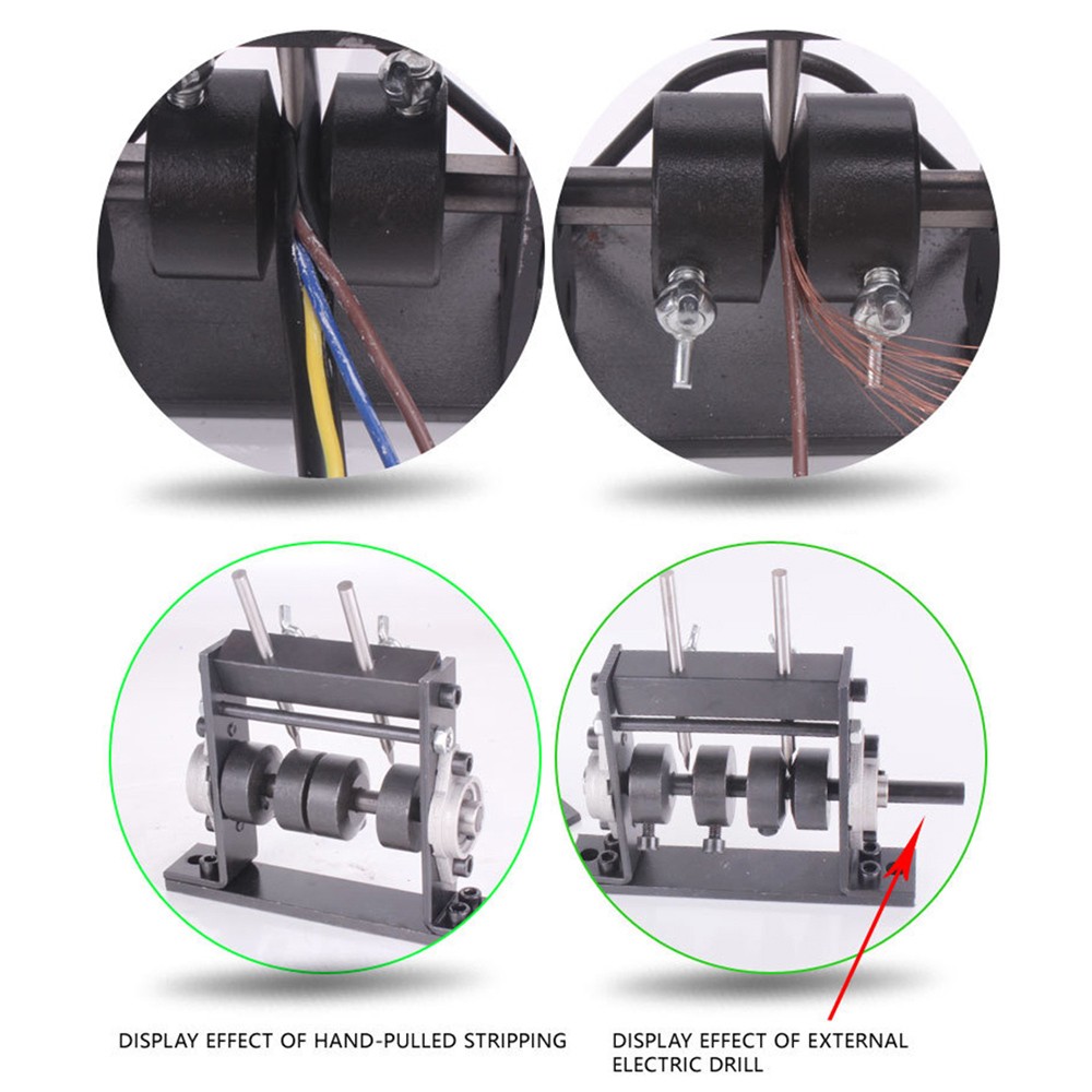 Scrap Cable Stripper Electric Wire Stripping Machine Copper Recycle Manual ∂ ๑