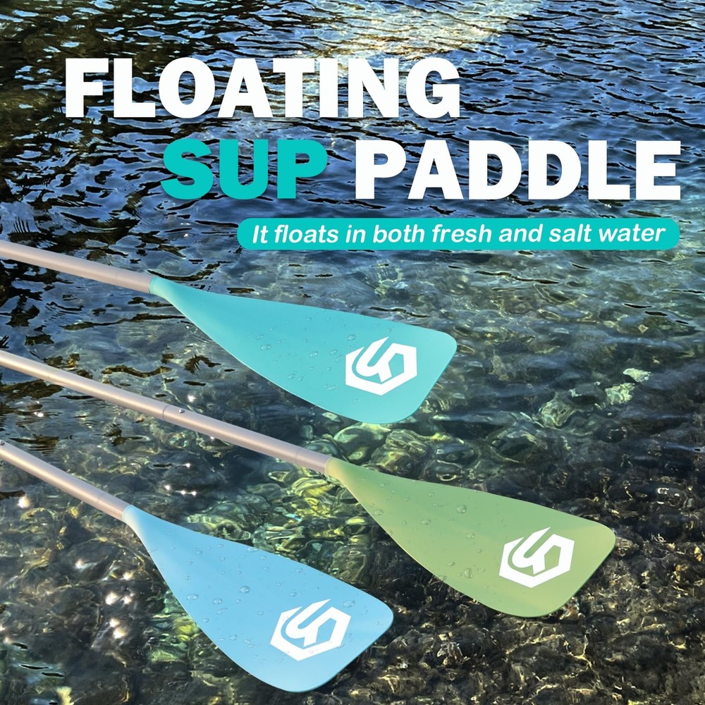 SUP Paddle - Paddle Board Paddle 4 Piece Stand Up Paddleboard Paddles Lightwe...