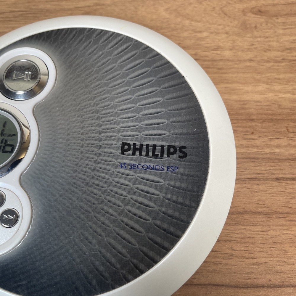 Philips AX2411/17 Portable CD Player Walkman 45 Second ESP Tested Working