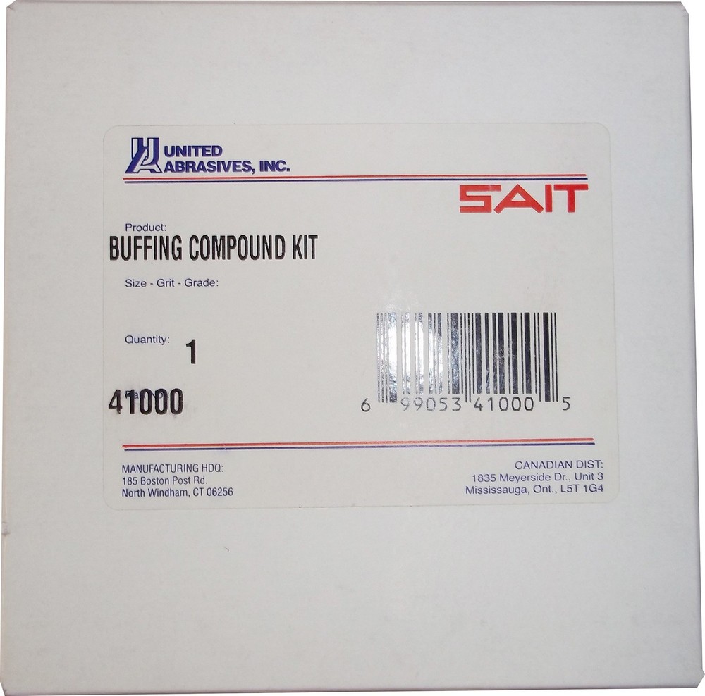 United Abrasives- SAIT BUFFING COMPOUND KIT (QTY: 1), Multi, One Size, Multi