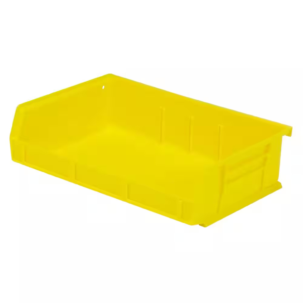 Ultra Series 2.11 Qt. Stack and Hang Bin in Yellow (8-Pack)