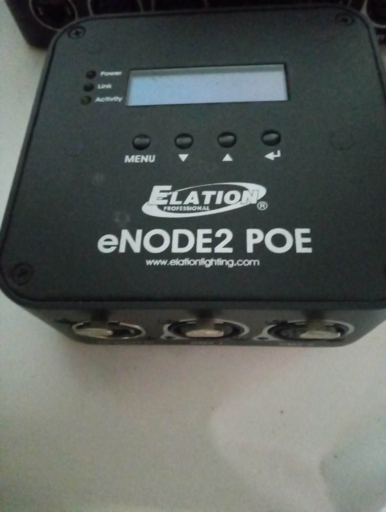 Elation Professional eNode2 POE Compact 2-Universe Ethernet-DMX