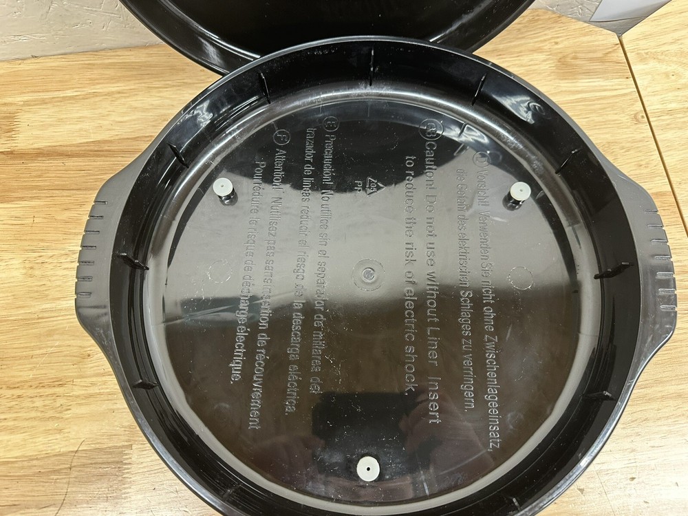 NuWave Pro Oven Black / Silver Replacement Parts Bottom Base Pan / Drip Tray