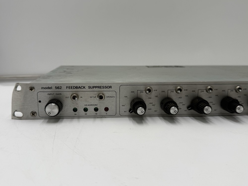 Urei 562, Feedback Suppressor, Equalizer, Eq, Vintage Rack