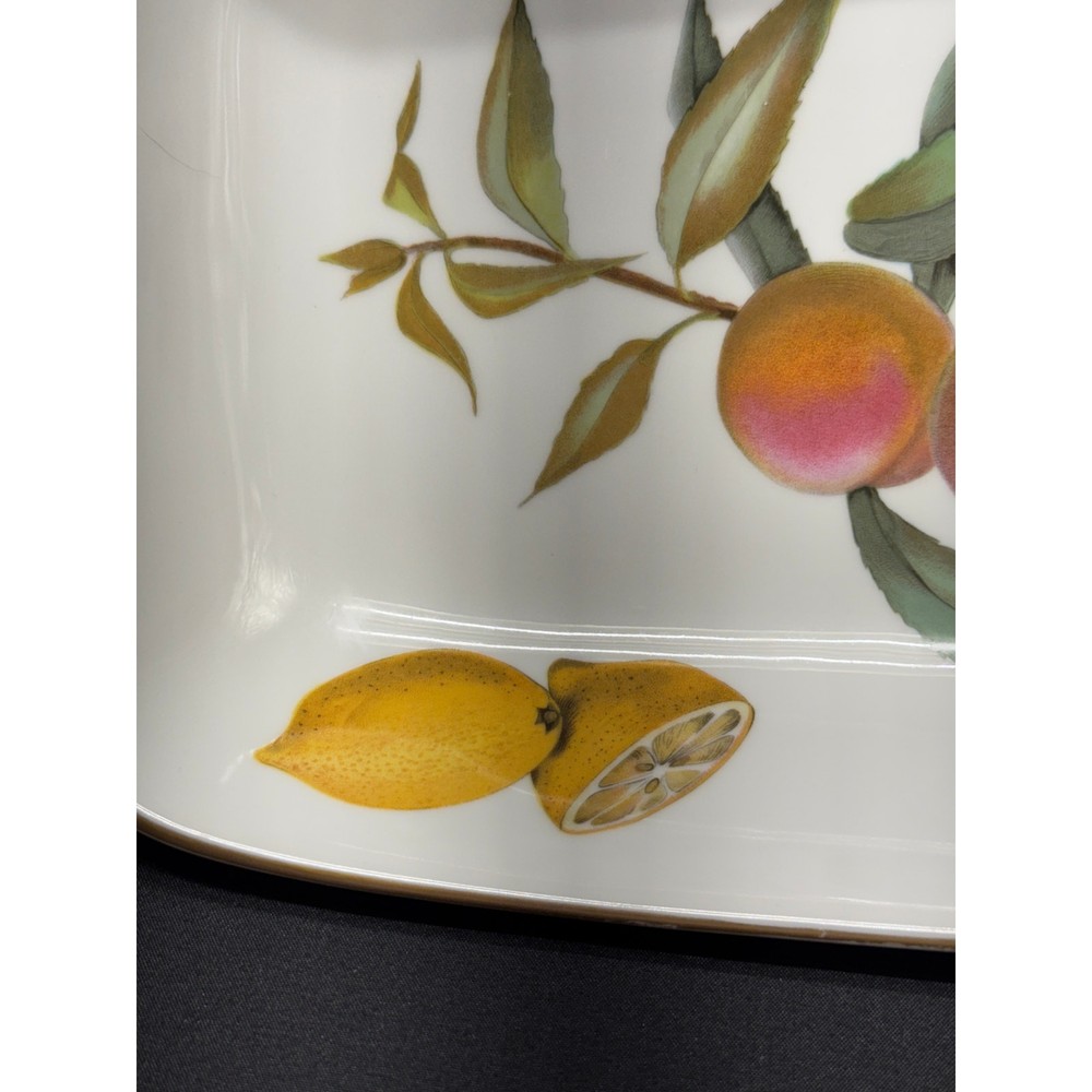 Vintage Royal Worcester Evesham Gold Oven-to-Table Rectangular Serving Dish