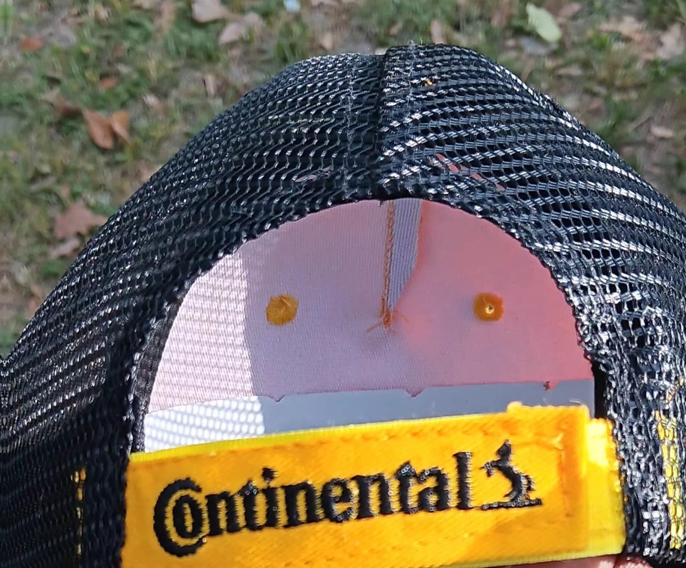 Continental Yellow and Black Mesh Trucker Hat Cap Classic Adjustable Snapback
