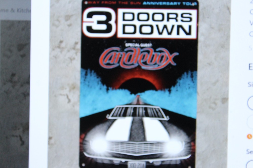 3 DOORS DOWN SPECIAL CANDLEBOX 10x7 TIN