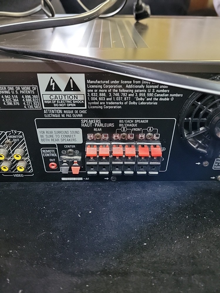 Vtg Technics AV Control Stereo Receiver SA-G9057-Powers On