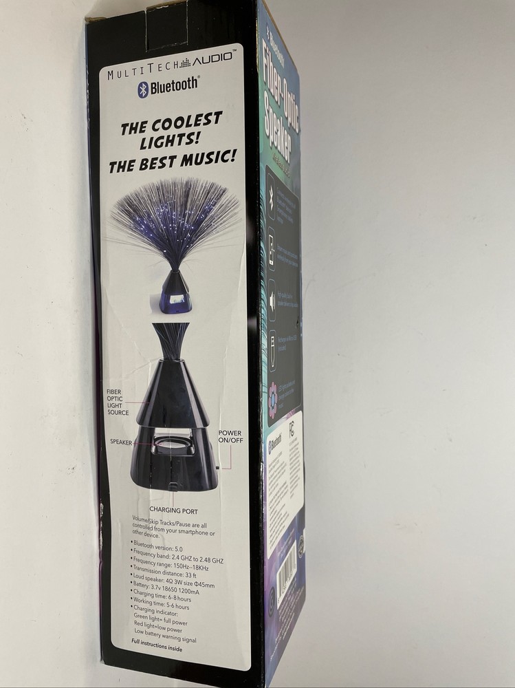 Fiber Optic Bluetooth Wireless Speaker Multitech Audio