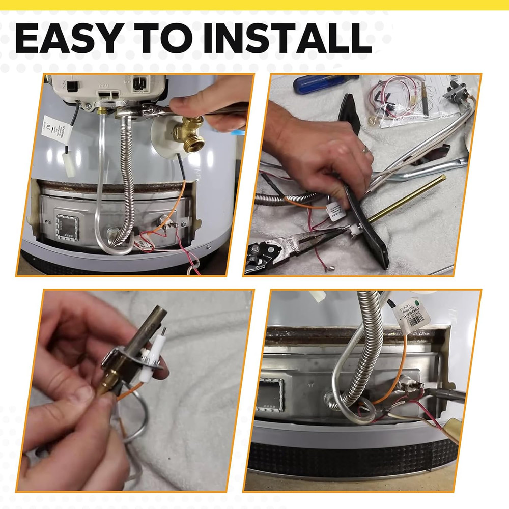 Water Heater Thermopile for Rheem, Ruud and Richmond, Compatible with Pilot Burn