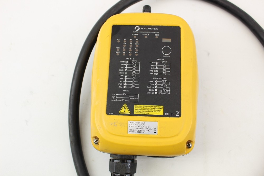 Magnetek Flex 6EX2 Receiver Radio Control (SEE NOTES)
