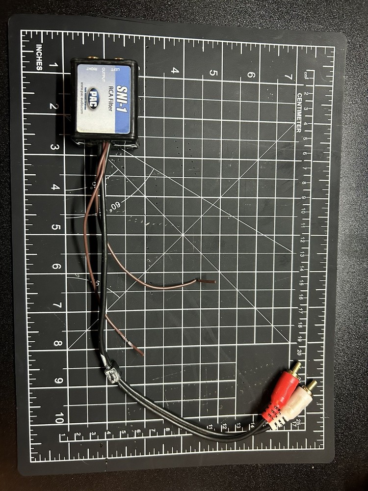 PAC SNI-1 RCA Ground Loop Noise Elimination Filter Isolator