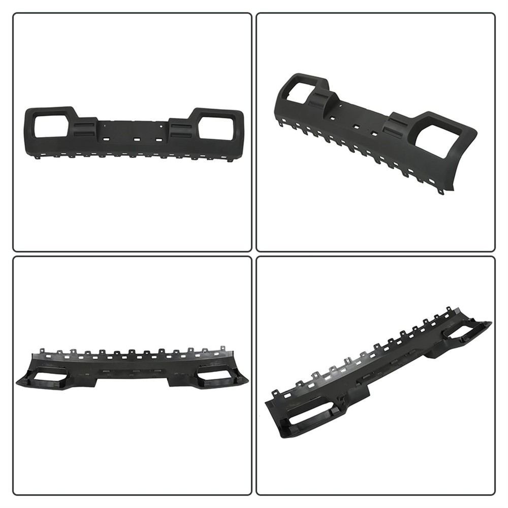 Front Bumper Valance Panel Black Plastic Replacement for 1500 2014 2015