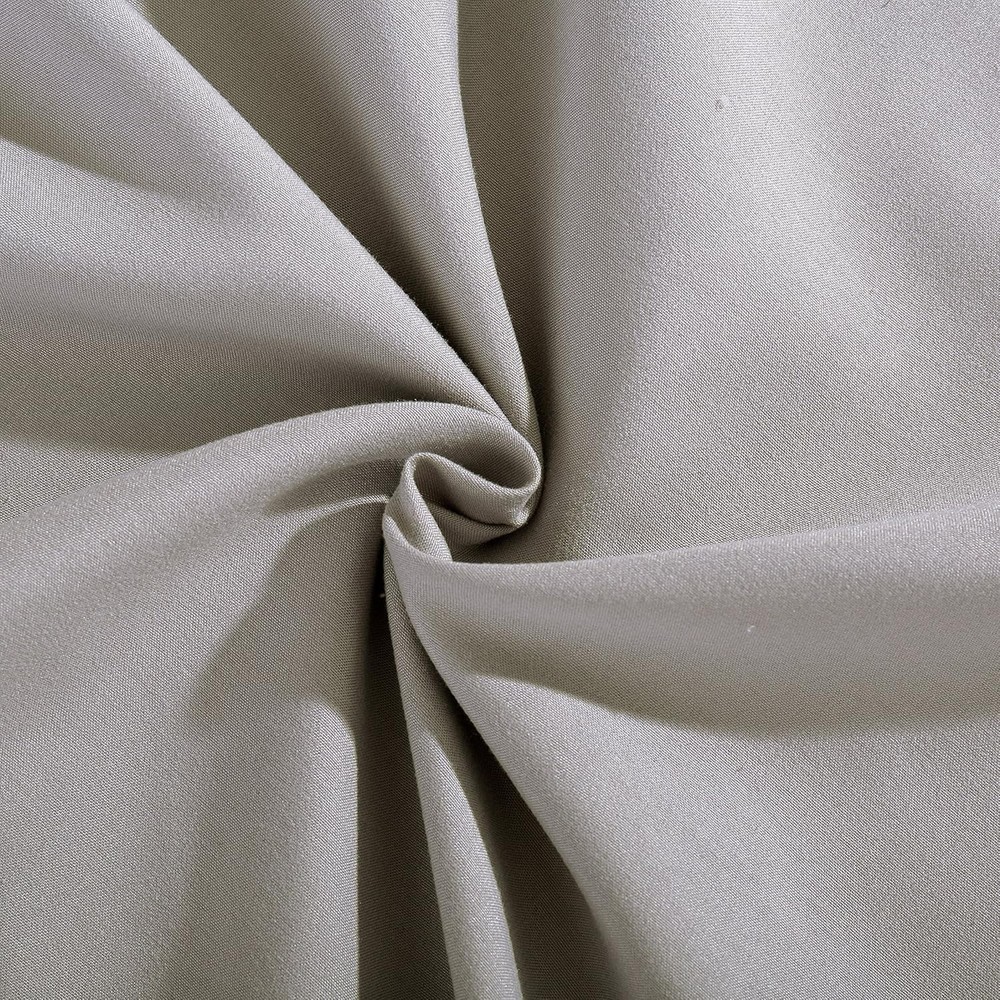 Classic Silver Grey Microfiber Pillow Cover 21"x54" - Zipper Closure for Ease
