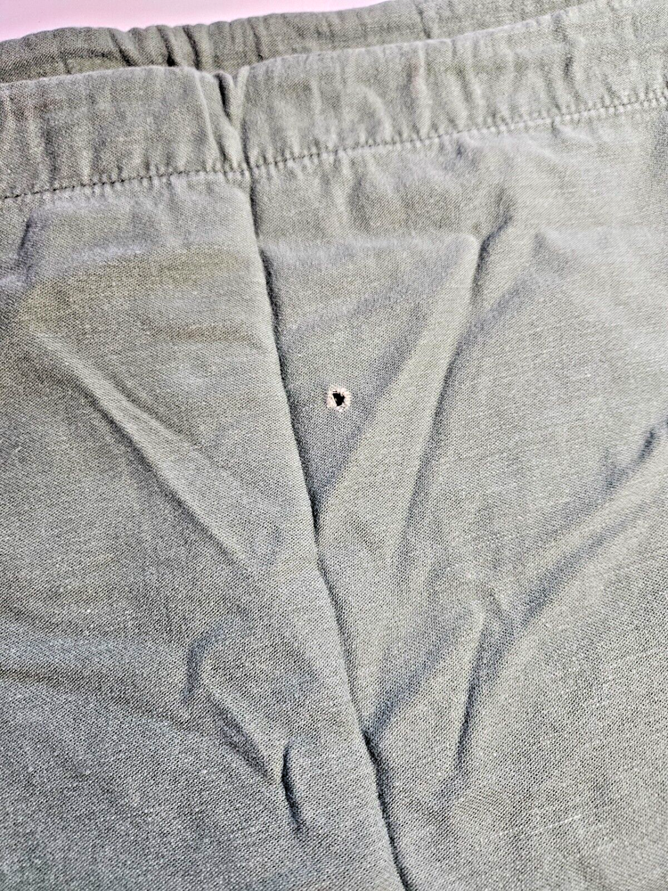 Vintage US Army Drawstring Laundry Bag Light Green