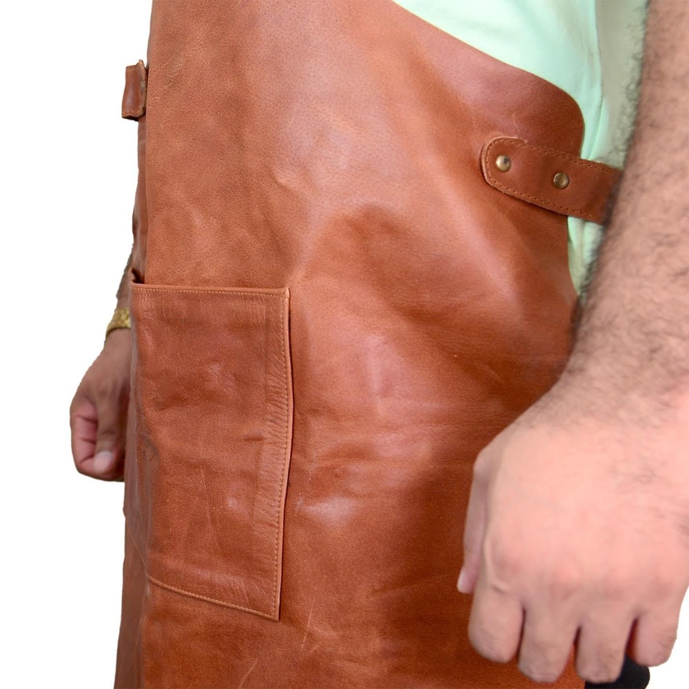 Legend Forge Leather Work Apron (Brown) Brown