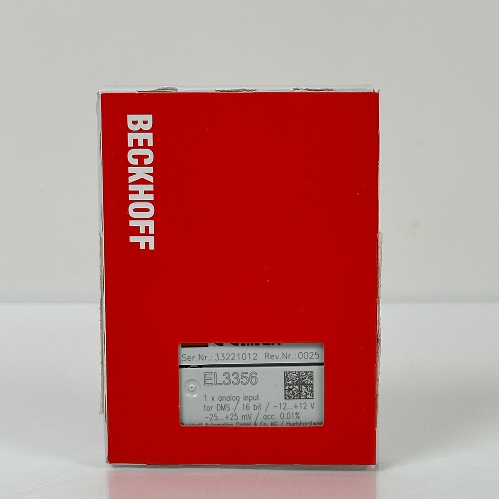 (NEW) Beckhoff EL3356 PLC Input Module EtherCAT - USA Seller (Same Day Shipping)