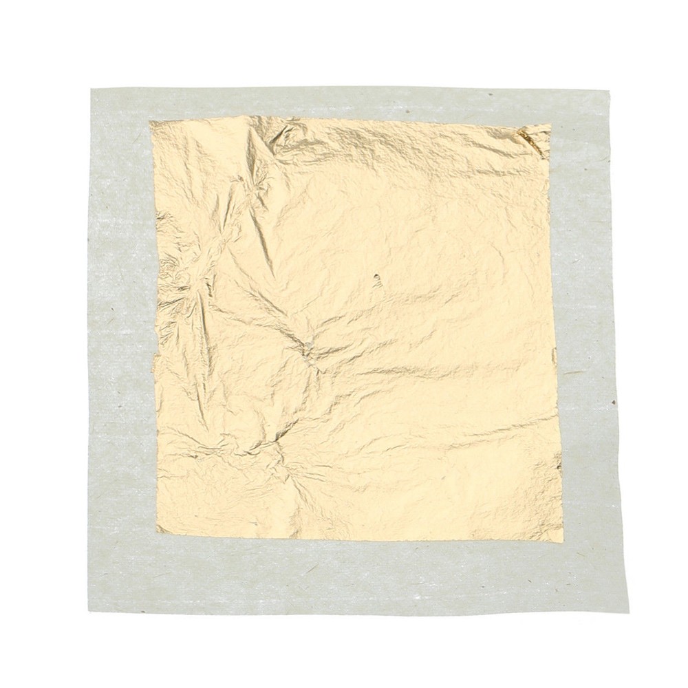 10PCS Golds Leaf Sheets Crafts 43*43mm