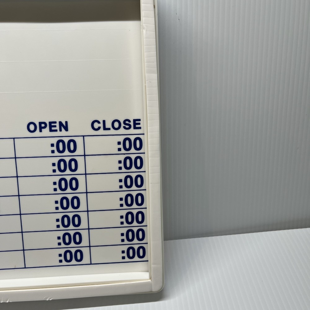 Camel Cigarette Sliding Business Hour Open Closed Frame Sign