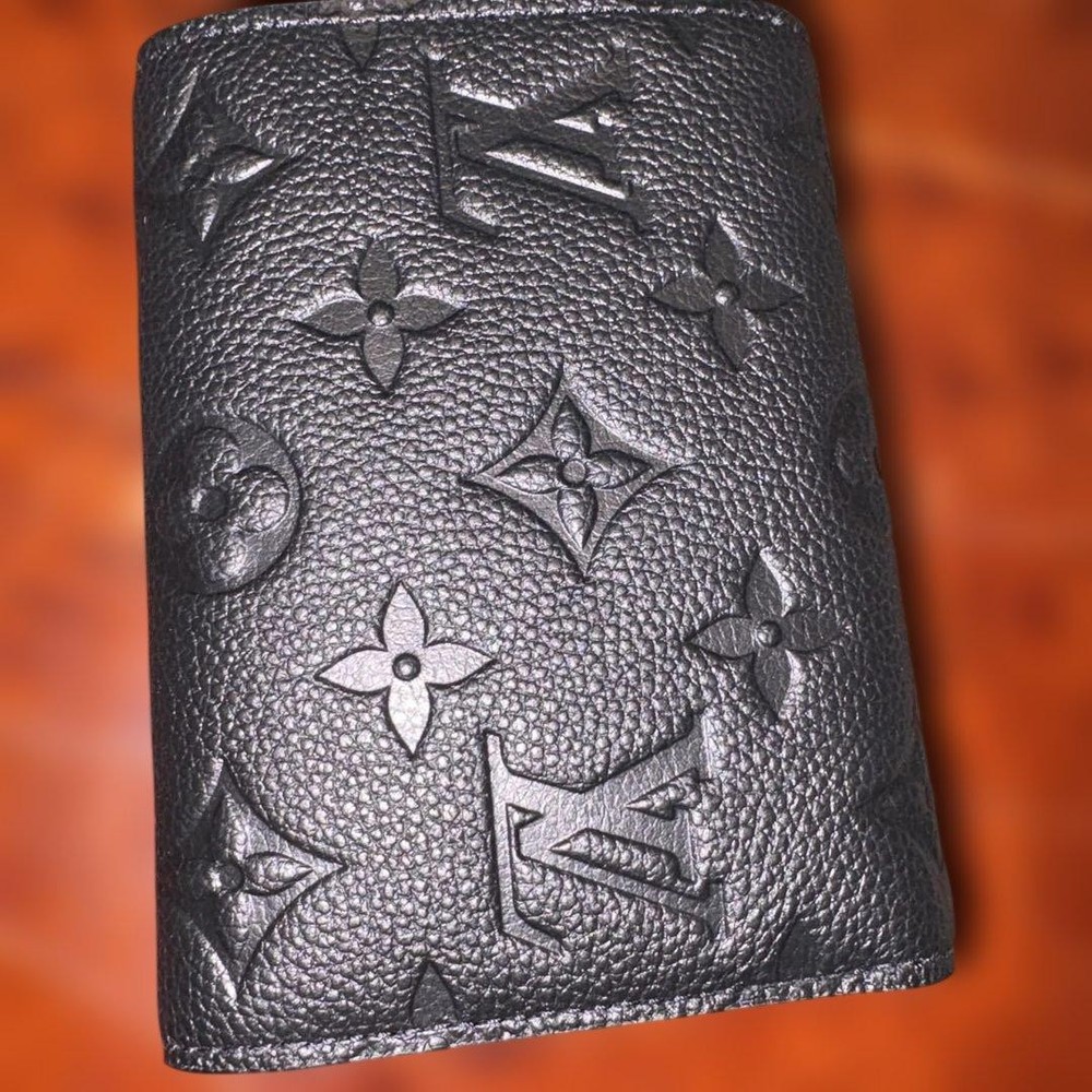 Louis Vuitton Black Tri-Fold Wallet