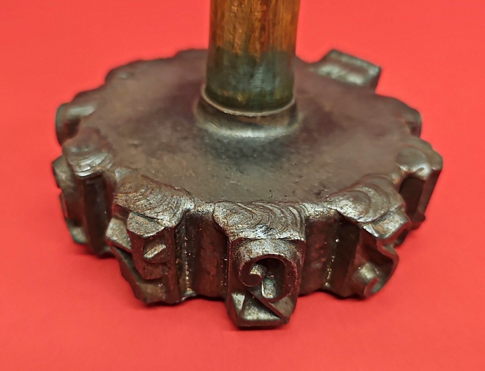 Antic Wood Log Marking Tool Hammer